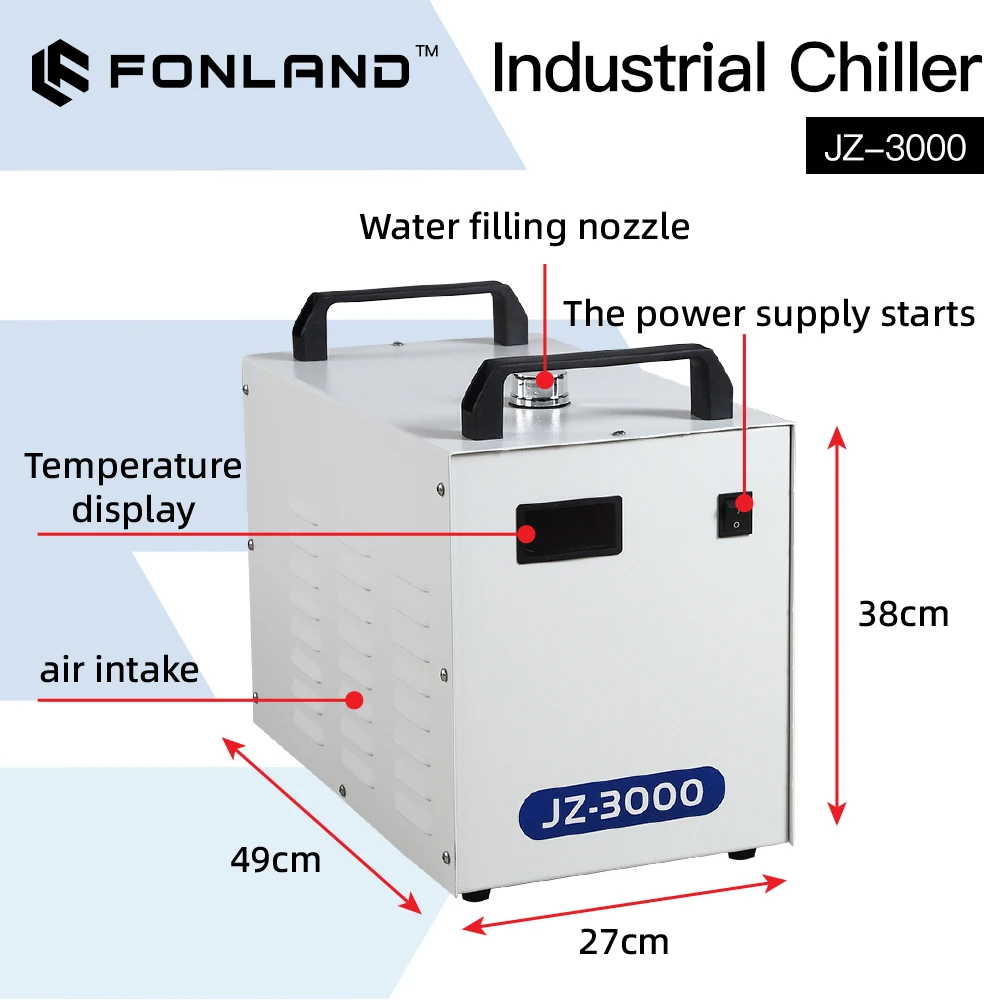 FONLAND JZ-3000 DG110V AG220V  - Laser Industrial Chiller recensione e prezzo