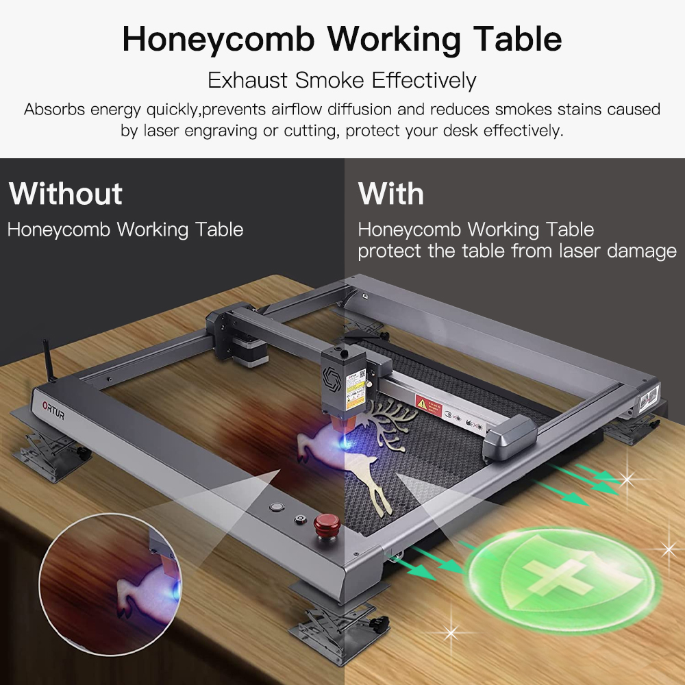 Macchina per incisione laser U - Honeycomb Laser Bed recensione e prezzo